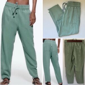 Zara Drawstring Crop Pants